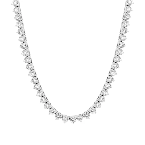 Colar Riviera Moissanite 3 Garras 10 Pontos